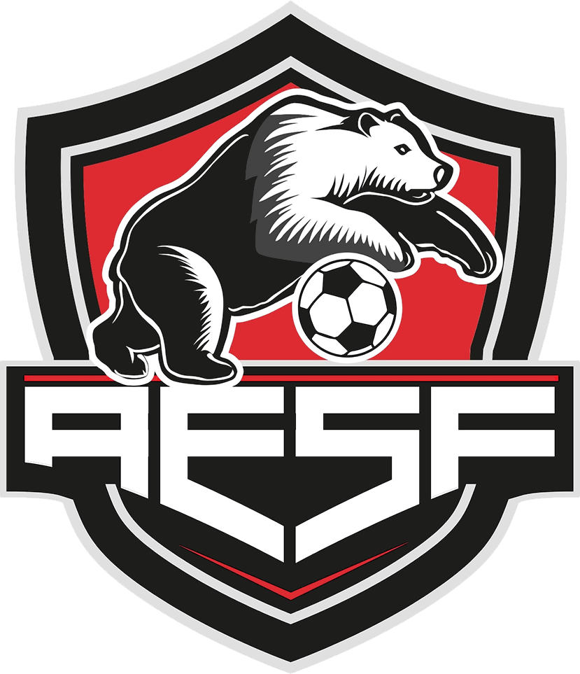 Historisch clublogo voetbalvereniging Andenne-Evelette Sport Football uit Ardenne en Évelette