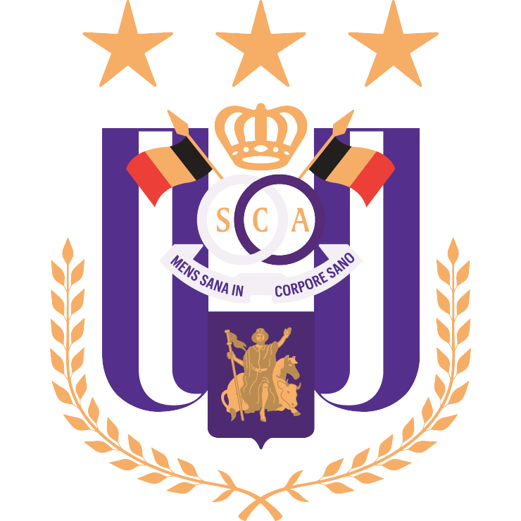 Clublogo voetbalvereniging RSC Anderlecht