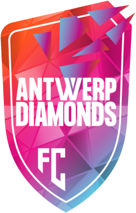 Clublogo voetbalvereniging Antwerp Diamonds FC uit Antwerpen