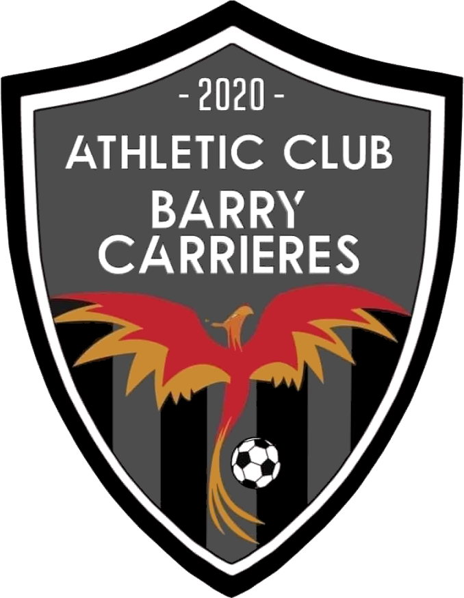 Clublogo voetbalvereniging AC Barry-Carrières