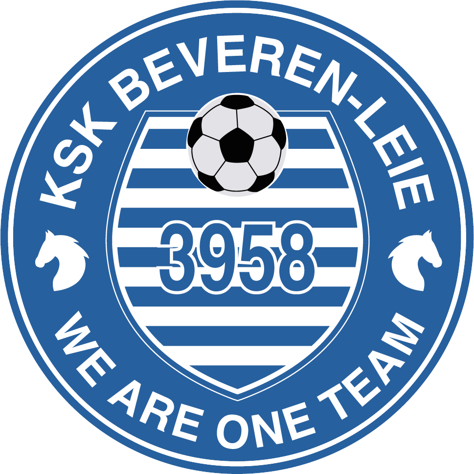 Clublogo voetbalvereniging KSK Beveren-Leie uit Waregem