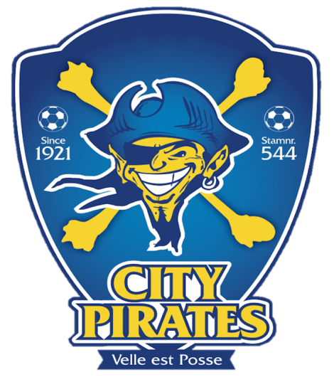 Clublogo voetbalvereniging City Pirates