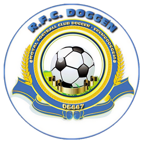 Clublogo voetbalvereniging RFC Doggen uit Erembodegem