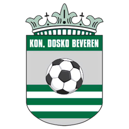Clublogo voetbalvereniging KV Dosko Beveren uit Roeselare