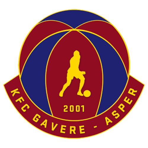 Clublogo voetbalvereniging KFC Gavere-Asper uit Semmerzake