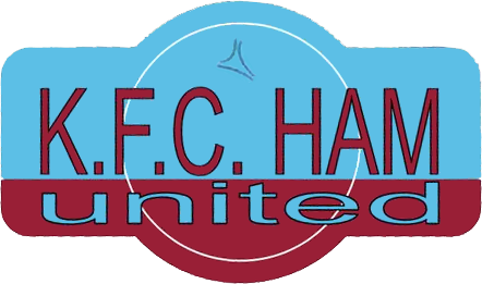 Clublogo voetbalvereniging KFC Ham United