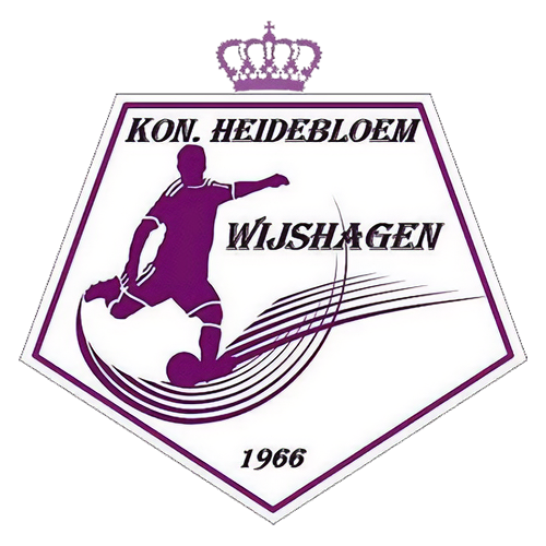 Clublogo voetbalvereniging Heidebloem Wijshagen