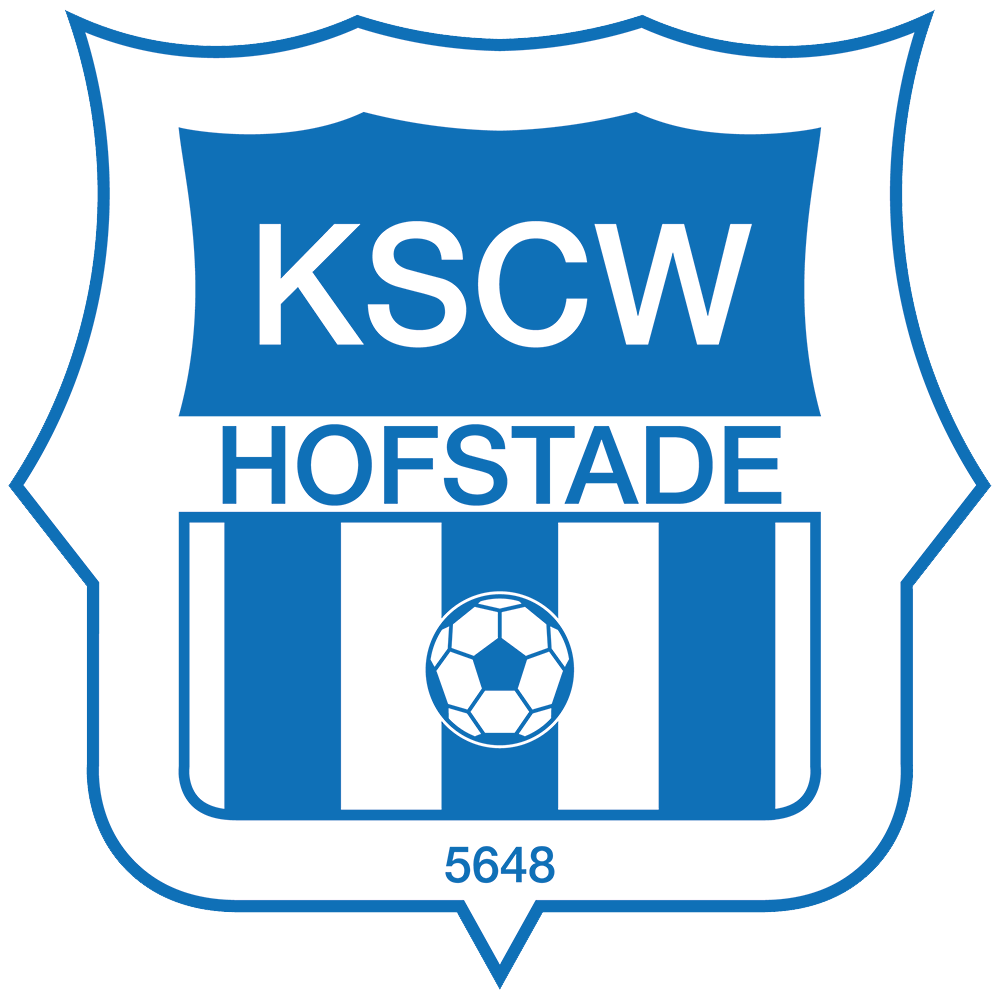 Clublogo voetbalvereniging KSCW Hofstade