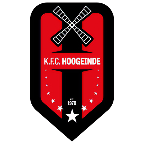 Clublogo voetbalvereniging KFC Hoogeinde uit Sint-Gillis-Waas