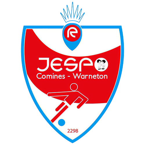 Clublogo voetbalvereniging R. Jespo Comines-Warneton