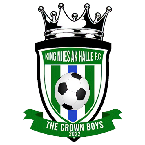 Clublogo voetbalvereniging King Njies AK Halle FC