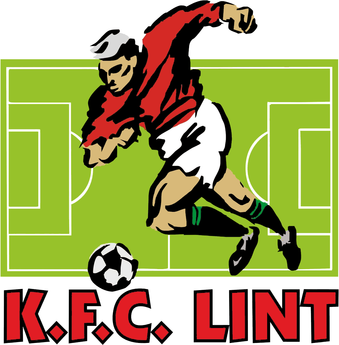 Clublogo voetbalvereniging KFC Lint