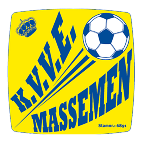 Clublogo voetbalvereniging KVVE Massemen