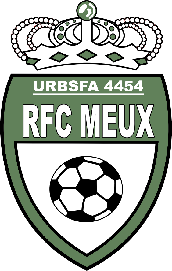 Historisch clublogo voetbalvereniging RFC Meux uit La Bruyère
