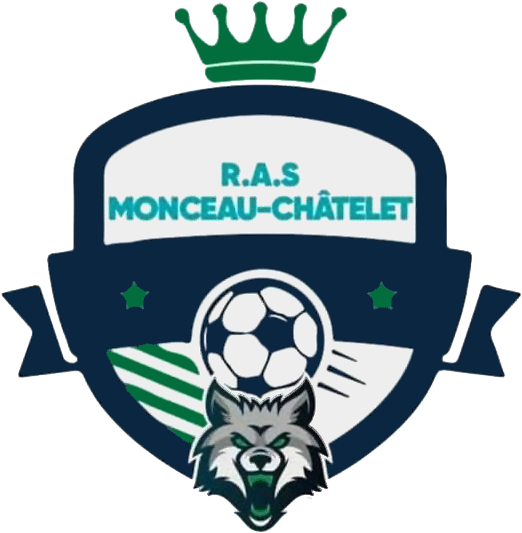 Clublogo voetbalvereniging RAS Monceau-Châtelet uit Charleroi