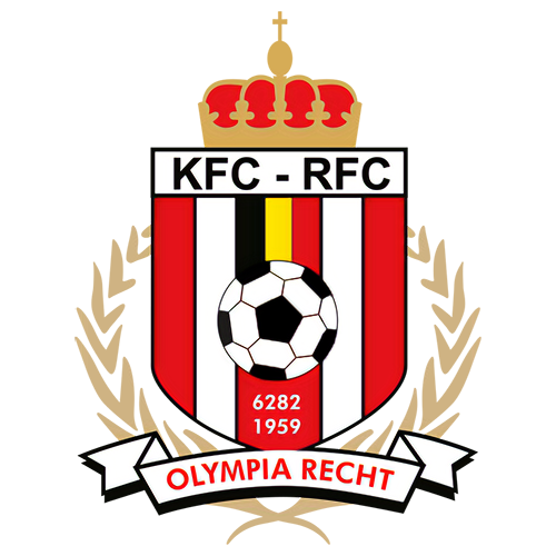 Clublogo voetbalvereniging KFC Olympia Recht