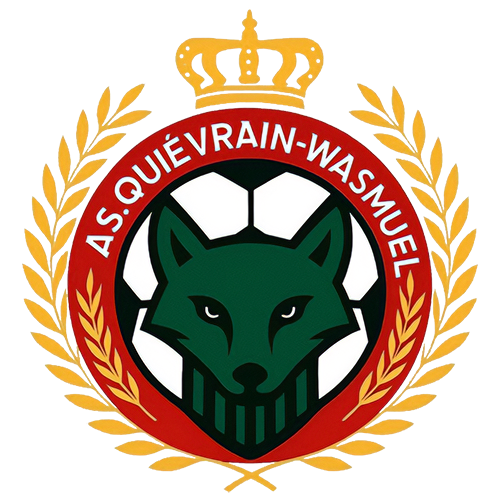 Clublogo voetbalvereniging AS Quiévrain-Wasmuël