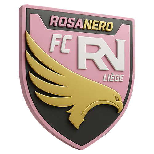 Clublogo voetbalvereniging FC Rosanero Liège uit Melen
