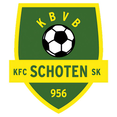 Clublogo voetbalvereniging KFC Schoten SK