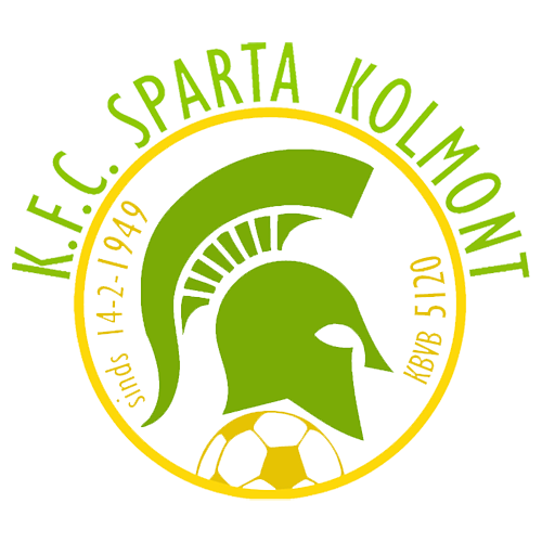Clublogo voetbalvereniging KFC Sparta Kolmont uit Jesseren-Borgloon
