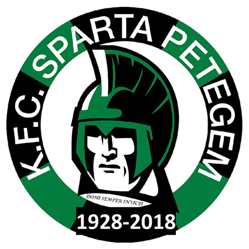 Clublogo voetbalvereniging KFC Sparta Petegem uit Deinze