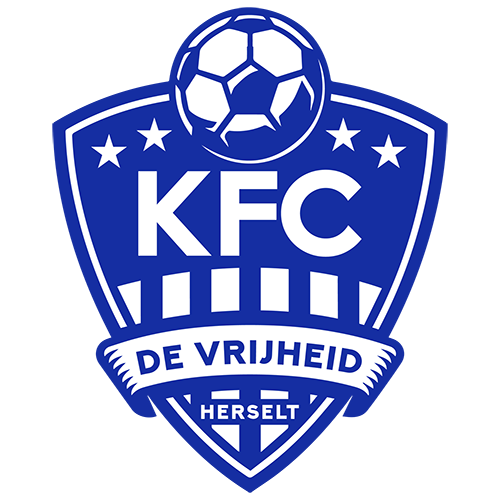Clublogo voetbalvereniging KFC De Vrijheid Herselt