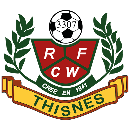 Club logo football club RFC Wallonia Thisnes uit Merdorp