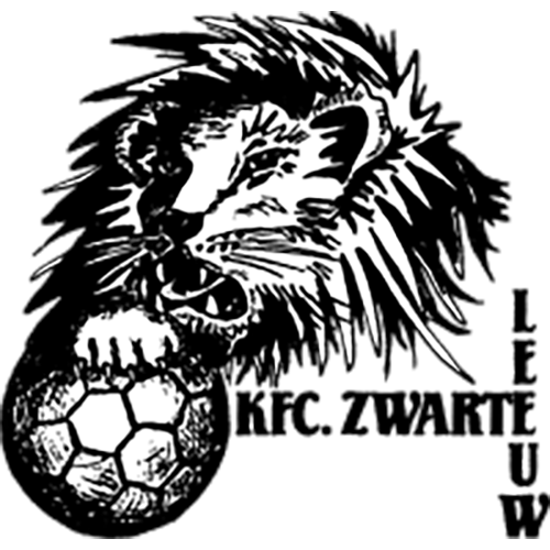 Clublogo voetbalvereniging KFC Zwarte Leeuw uit Rijkevorsel