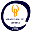 Clublogo voetbalvereniging Oranje-Blauw Lebbeke B