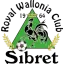 Clublogo voetbalvereniging R. Wallonia Club Sibret