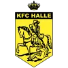 Clublogo voetbalvereniging KFC Halle