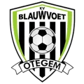 Clublogo voetbalvereniging KV Blauwvoet Otegem