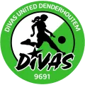 Clublogo voetbalvereniging DIVAS United Denderhoutem