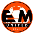 Clublogo voetbalvereniging Erpe-Mere United