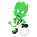Clublogo voetbalvereniging Groene Duivels Ingooigem