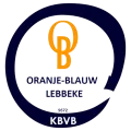 Clublogo voetbalvereniging Oranje-Blauw Lebbeke