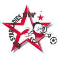 Clublogo voetbalvereniging Red Star Ladies Atom (Denderhoutem)