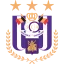 Clublogo voetbalvereniging RSC Anderlecht