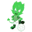 Club logo football club Groene Duivels Ingooigem