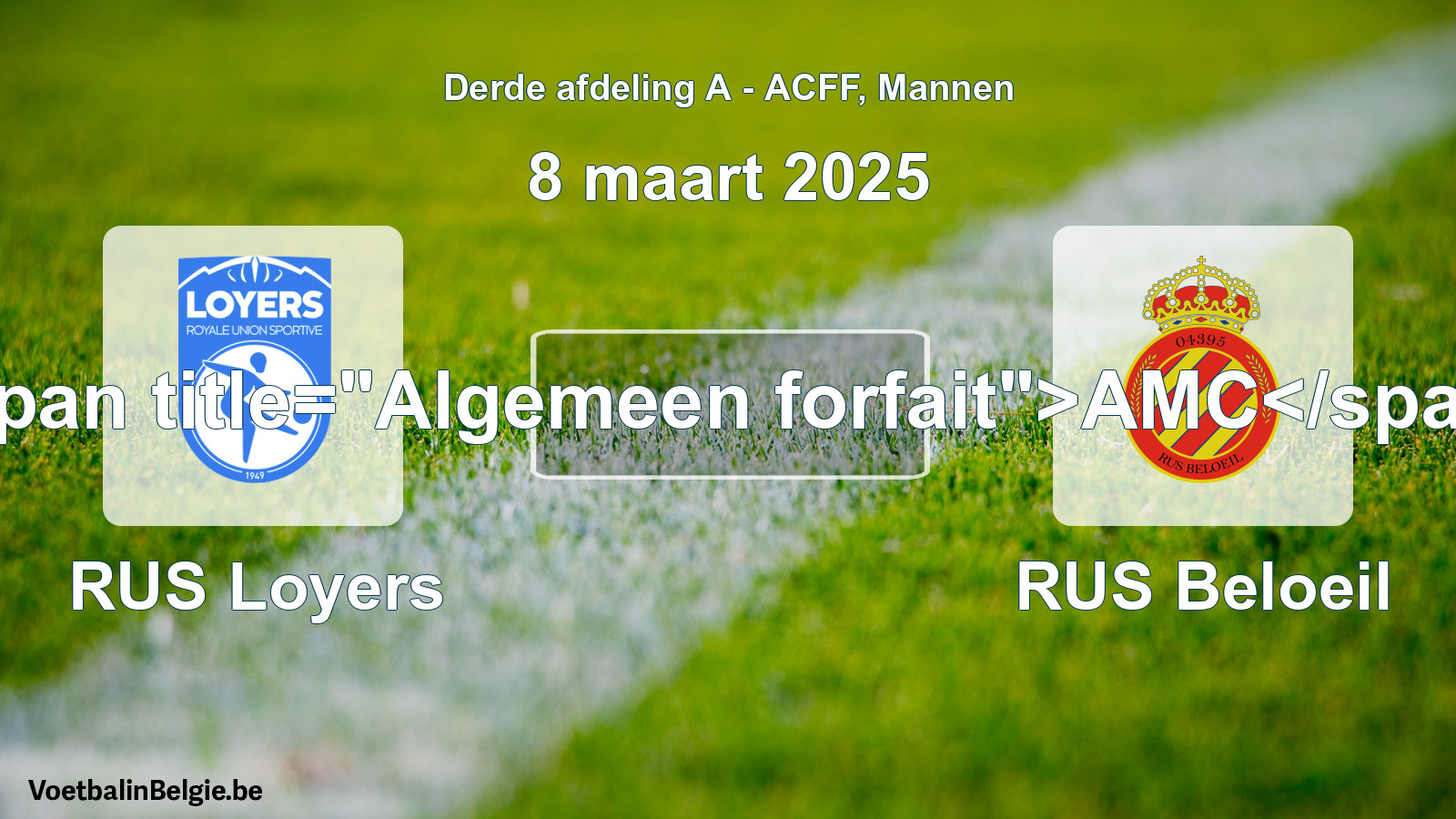 General forfeit: RUS Loyers - RUS Beloeil (8 March 2025)