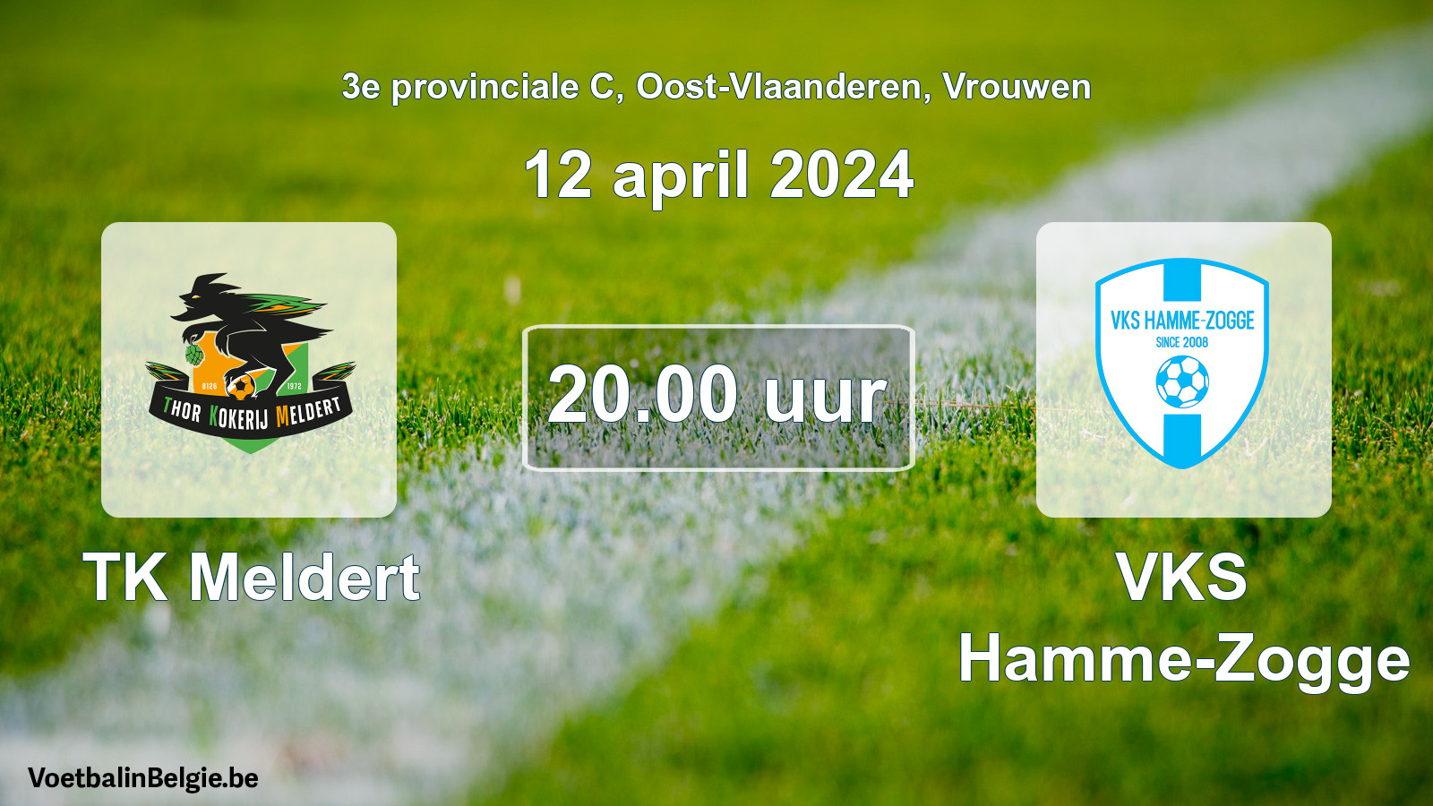 Geplantes Spiel frauen-Fußball: TK Meldert - VKS Hamme-Zogge (12 April 2024)