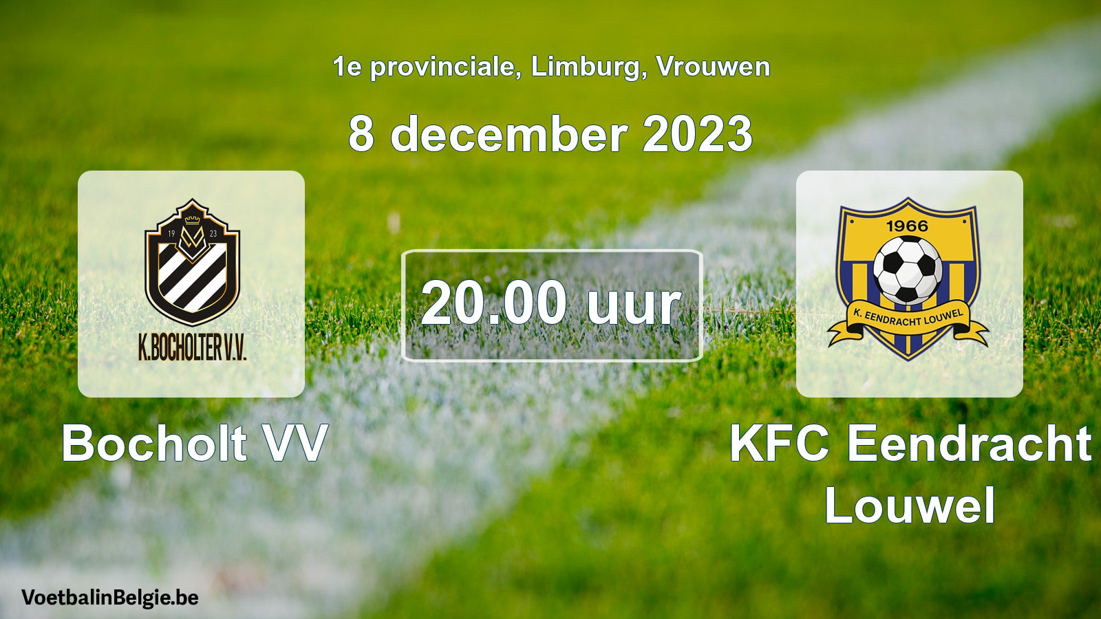 Geplantes Spiel frauen-Fußball: Bocholt VV - KFC Eendracht Louwel (8 Dezember 2023)