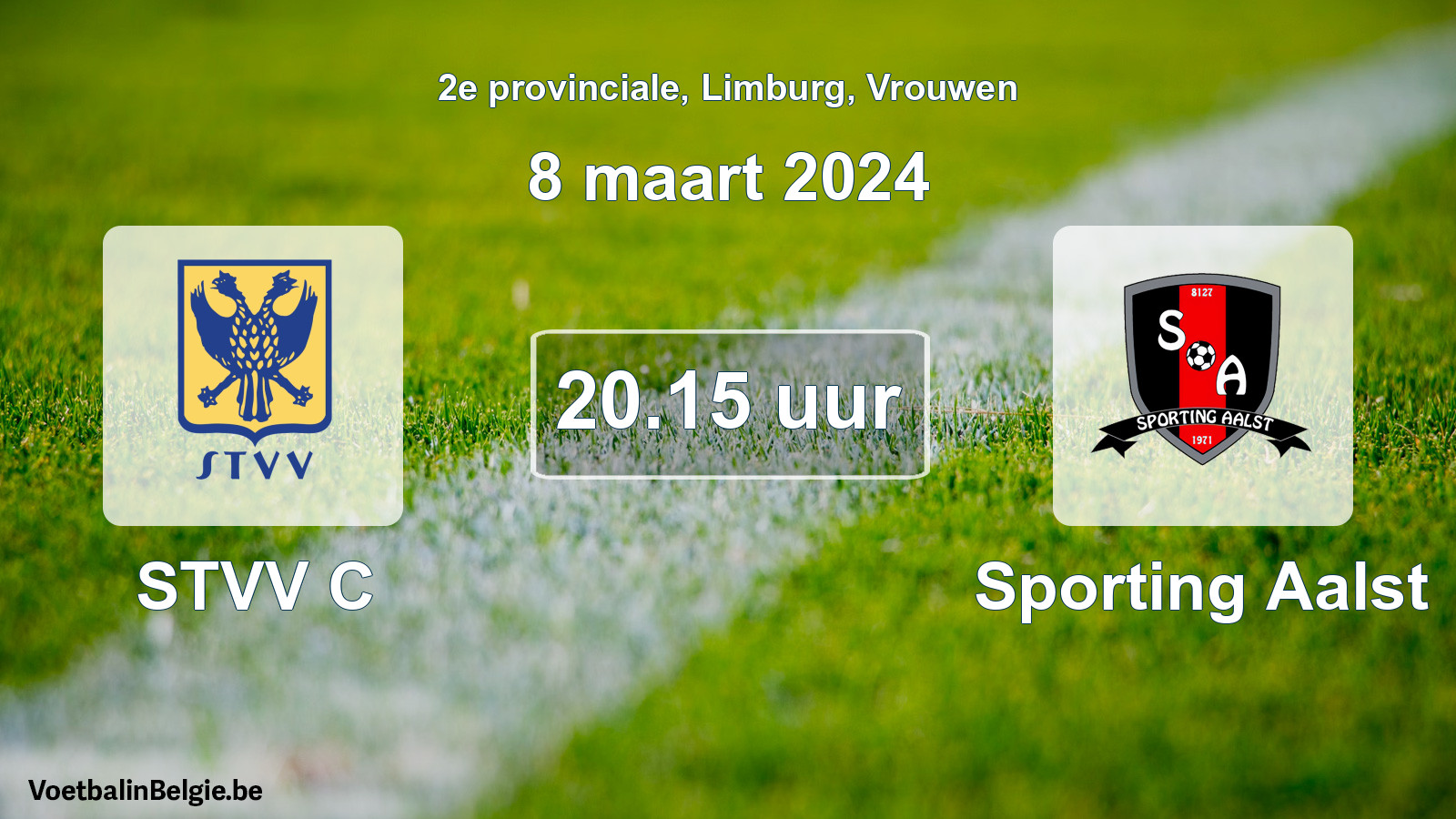Scheduled match women football: STVV C - Sporting Aalst (8 March 2024)