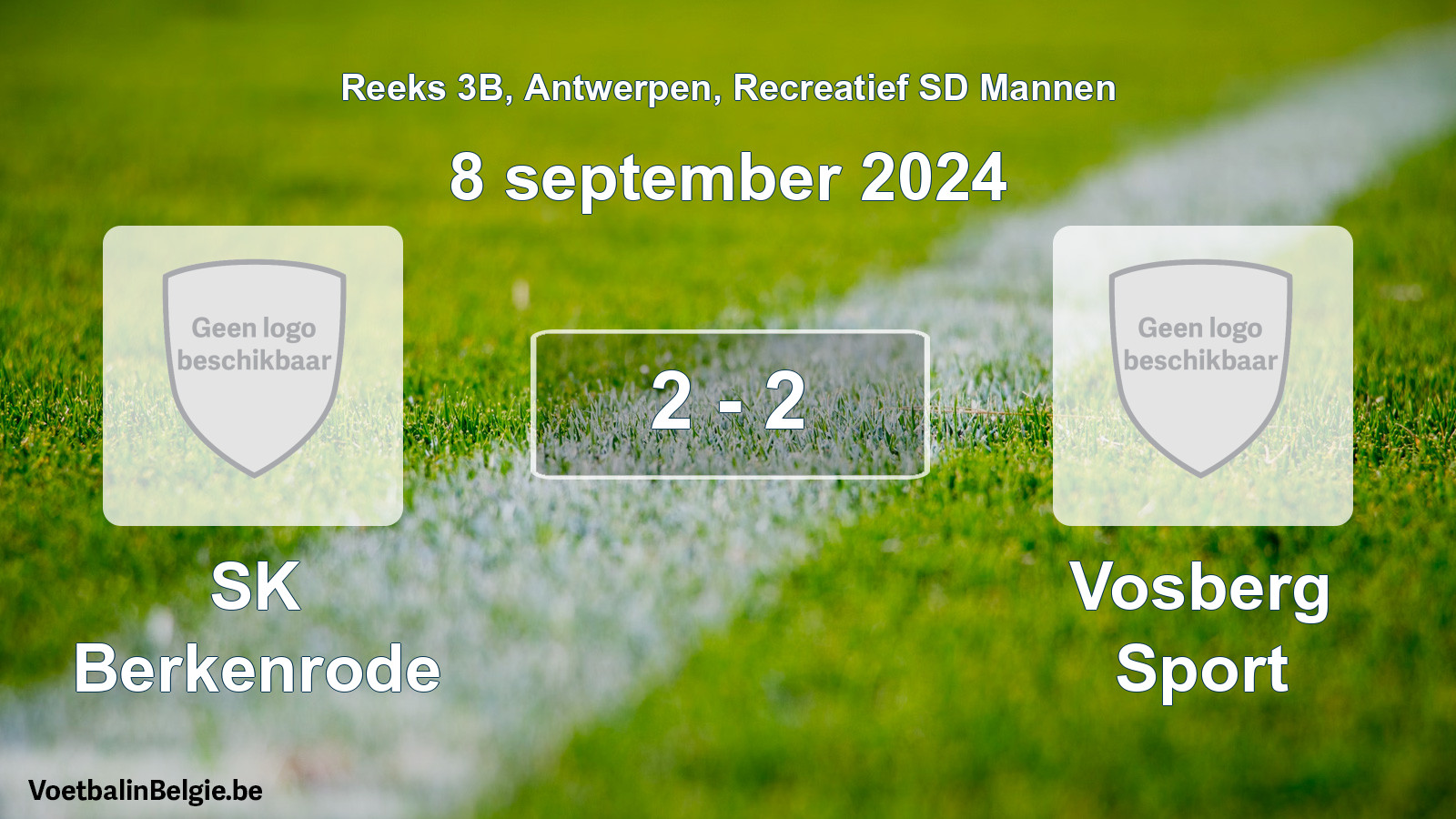 Gespieltes Spiel freizeit sd männer-Fußball: SK Berkenrode - Vosberg Sport 2 - 2 (8 September 2024)