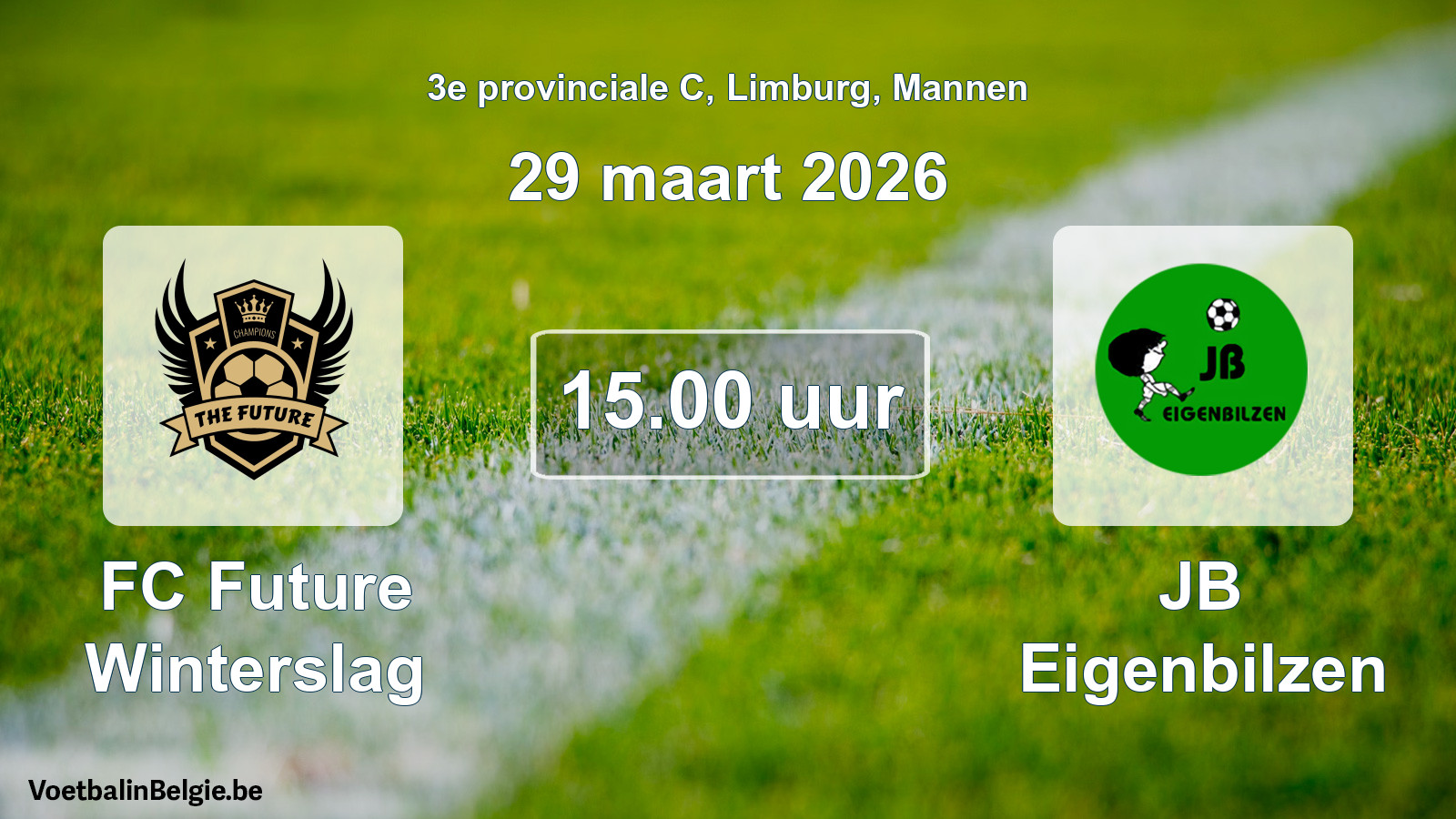 Scheduled match men football: FC Future Winterslag - JB Eigenbilzen (29 March 2026)