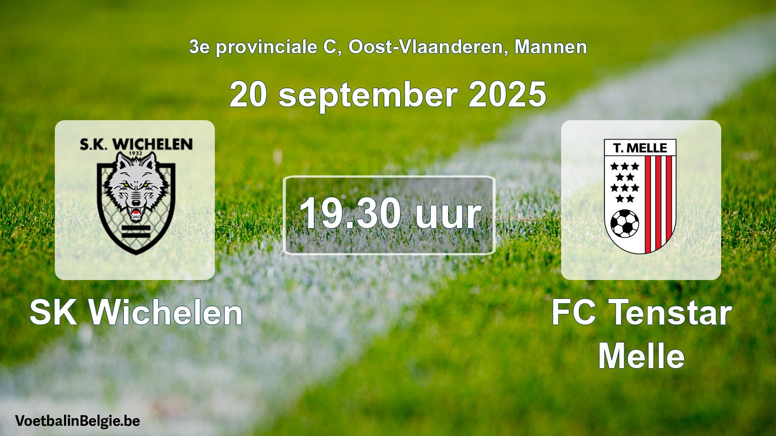 Geplantes Spiel männer-Fußball: SK Wichelen - FC Tenstar Melle (20 September 2025)