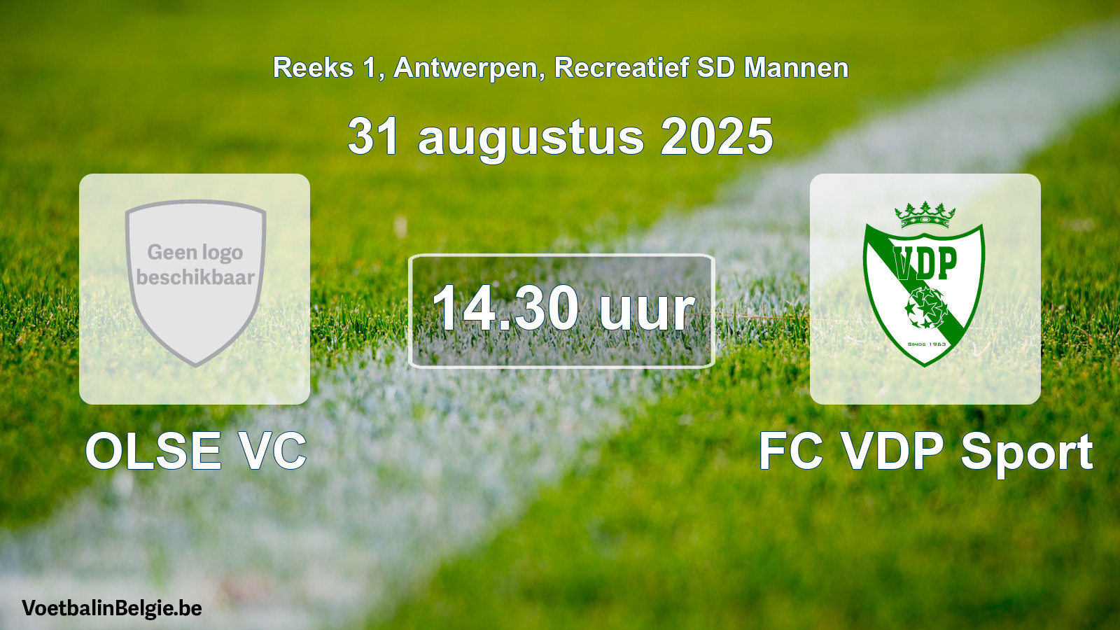 Geplantes Spiel freizeit sd männer-Fußball: OLSE VC - FC VDP Sport (31 August 2025)