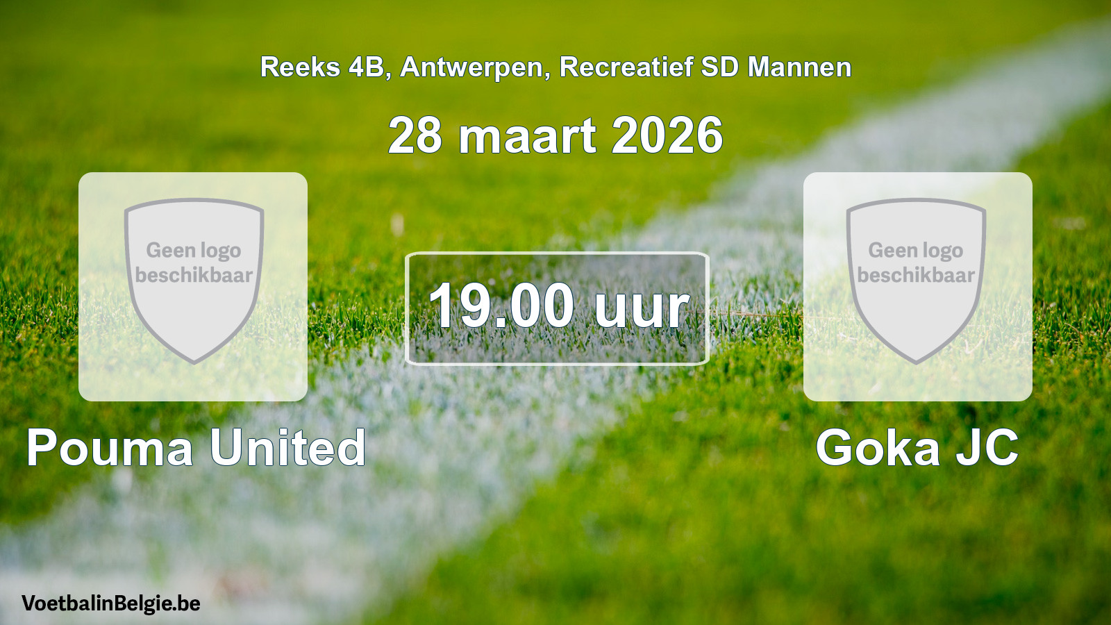 Geplantes Spiel freizeit sd männer-Fußball: Pouma United - Goka JC (28 März 2026)