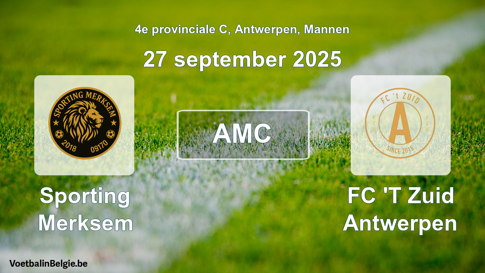 Algemeen forfait: Sporting Merksem - FC 'T Zuid Antwerpen (27 september 2025)
