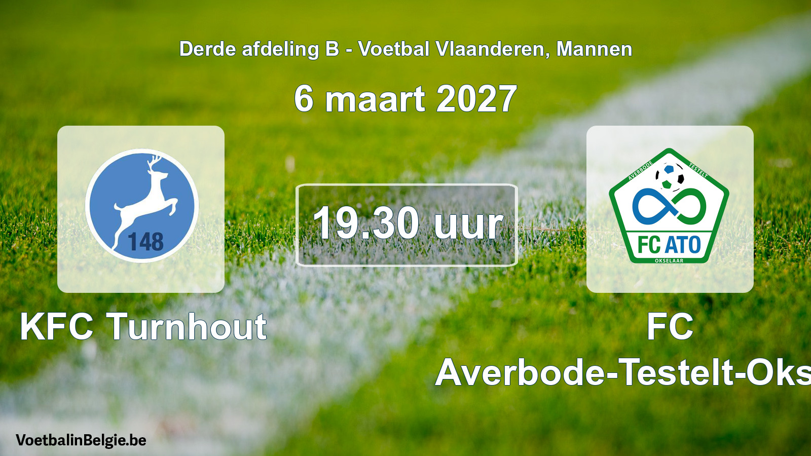 Geplande wedstrijd mannenvoetbal: KFC Turnhout - FC Averbode-Testelt-Okselaar (6 maart 2027)